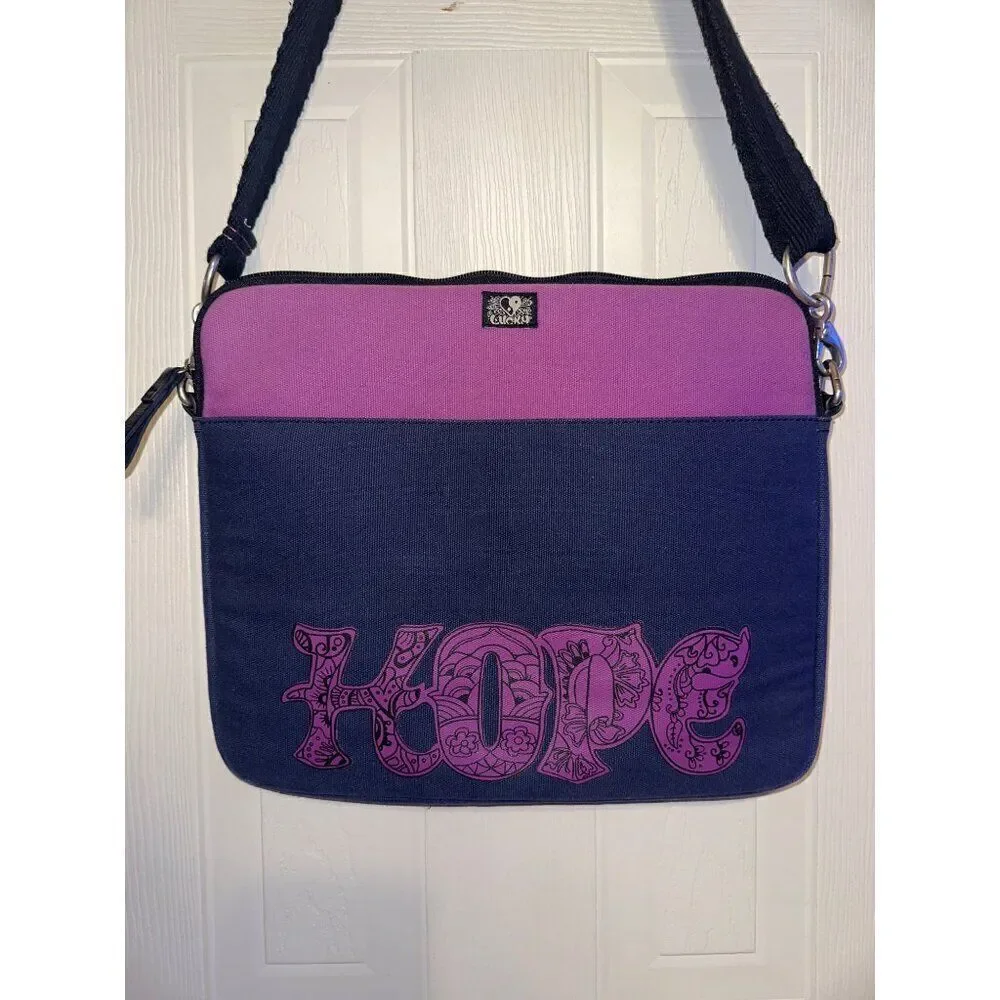 ‎Lucky Brand Purple Laptop Bag